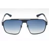 Gafas de sol de hombre POLICE SPLL08M63S72P diseño cuadrado - Montura negra, lentes polarizadas grises - Ancho de lente 63 mm