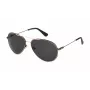 POLICE SPLL11-590302 Gafas de sol unisex - Montura negra, lentes grises, UV400, 59 mm