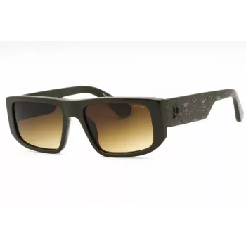 POLICE SPLL13M55073M gafas de sol rectangulares de hombre - montura negra cristales grises 54/21/145 mm