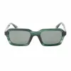 POLICE SPLL14-5309N6 Gafas de sol de hombre - Montura de acetato negra, lentes de policarbonato grises, protección UV400, 53 mm