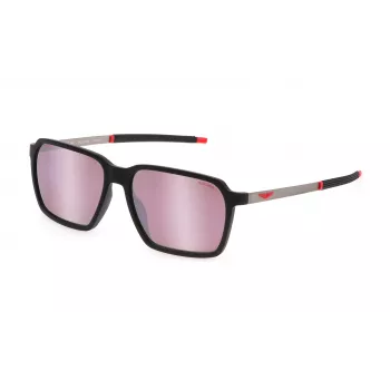 Gafas de sol rectangulares de acetato para hombre POLICE SPLL16-58U28Z Havana/marrón lentes verdes 58/16/145 mm