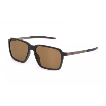 Gafas de sol de hombre POLICE SPLL16-58V78X Havana marrón degradado rectangular acetato UV400