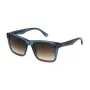 Gafas de sol de hombre POLICE SPLN35M550955 montura de acetato Havana lentes marrones 55/19/145 mm
