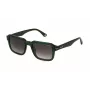 POLICE SPLN36-520G61 Gafas de sol rectangulares de hombre - Montura negra/gris, lentes grises, 52 mm