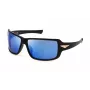 POLICE SPLN37-650Z42 Gafas de sol para hombre, montura negra, lentes grises, 65/14/115 mm