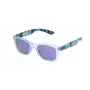 POLICE Gafas de sol de hombre S194450715B Rectangulares montura de acetato azul lentes espejadas 50/22/140 mm