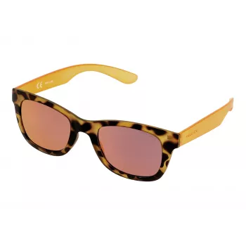 POLICE Gafas de sol para hombre S194450878R Havana Acetato Rectangular 50/22/140 mm