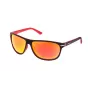 POLICE Unisex S1958M64NVBR Gafas de sol Pilot Aviator azul marino/marrón 64mm