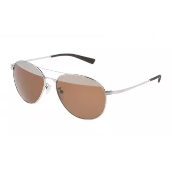 POLICE Unisex S8953V57579X Gafas de sol Pilot Aviator 57/15/145 mm negro gunmetal gris