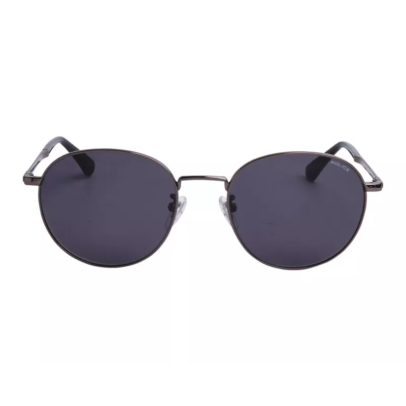 POLICE Unisex SPLD94M530613 Gafas de sol - Montura negra brillante, lentes ahumadas, 53/19/140 mm