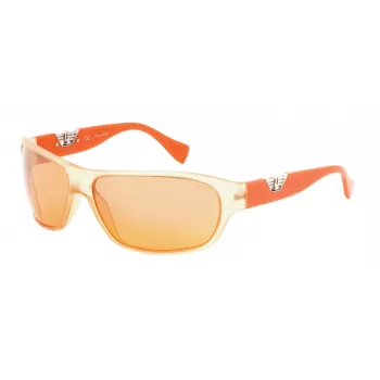 POLICE Gafas de sol unisex S180368JA1X - Montura de acetato, lente de policarbonato, protección UV400