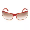 POLICE Gafas de sol unisex S1863M710ACN montura de acetato habana/marrón, lentes marrones degradadas 71 mm