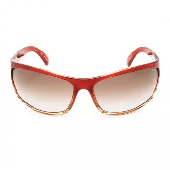 POLICE Gafas de sol unisex S1863M710ACN montura de acetato habana/marrón, lentes marrones degradadas 71 mm