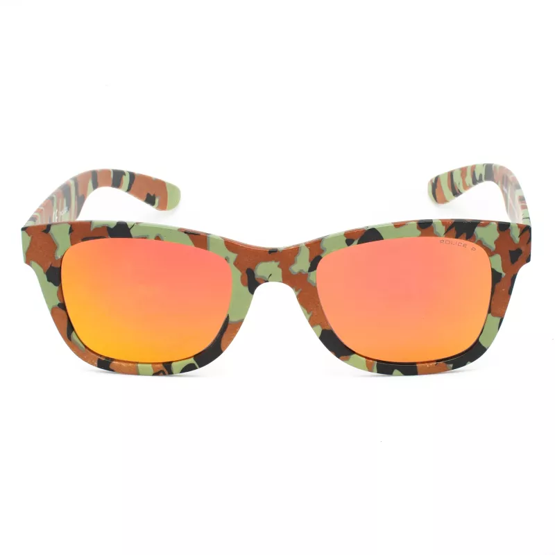 POLICE Gafas de sol unisex S194450GE8R montura de acetato Havana lentes degradadas marrones 50mm