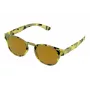 POLICE Gafas de sol unisex S194549GE9G Havana Montura de acetato cuadrada Lente degradada marrón 49/21/140 mm