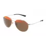 POLICE Gafas de sol unisex S8953V570300 Pilot acetato negro gris 57mm