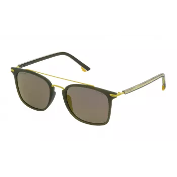 POLICE Gafas de sol unisex SPL58354736G - 54/21/145 mm, protección UV400, montura de plástico