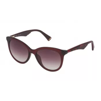Gafas de sol de mujer Police SPL7595207DW ojo de gato Havana marrón degradado 52mm