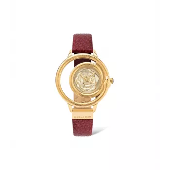 Police reloj mujer PEWLA2008302 cuarzo analógico 36 mm oro rosa acero inoxidable malla milanesa