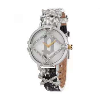 POLICE Reloj de mujer PL16068BS-04 cuarzo analógico 34mm acero inoxidable milanesa esfera azul
