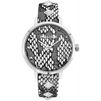 Police Reloj de mujer de cuarzo analógico PEWLA2109701 36mm malla de acero inoxidable plateada