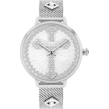 Reloj de mujer POLICE cuarzo analógico PL16031MS04MM 36 mm plata acero inoxidable malla