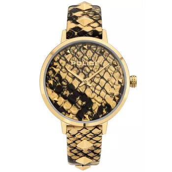 POLICE reloj mujer Raho cuarzo analógico PEWLA2109702 36mm piel negra