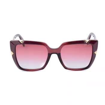 Police Gafas de sol de mujer SPLA15-5207LN Cat Eye rectangular Havana 52/18/140 mm