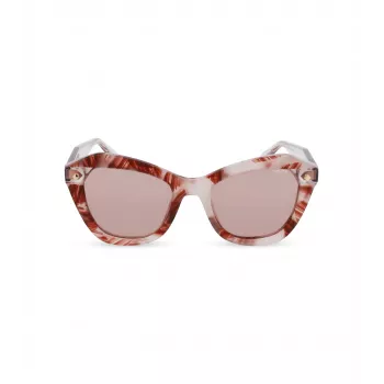 Gafas de sol de mujer Police SPLL97-520Z02 rectangulares - Negro brillante/gris