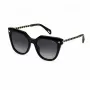 POLICE mujer SPLN63-530700 gafas de sol rectangulares de acetato, havana/marrón, 53mm