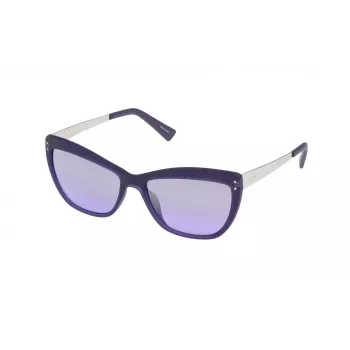 POLICE Gafas de sol de mujer S197156899X - Protección UV400, Lente de 56mm, Montura de acetato de cerco completo
