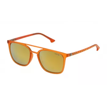 Police Gafas de sol de mujer SPL366M53JA1X montura de acetato havana lentes marrones 53 mm