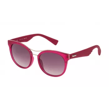 POLICE Gafas de sol de mujer SPL412529M5X Cat Eye Havana Montura de acetato Lentes degradadas marrones UV400