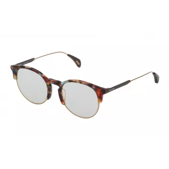 POLICE Gafas de sol de mujer SPL73851758R Havana acetato marrón degradado 51mm