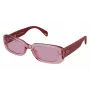 POLICE Gafas de sol de mujer SPLA17530776 Havana acetato lentes marrones 53mm