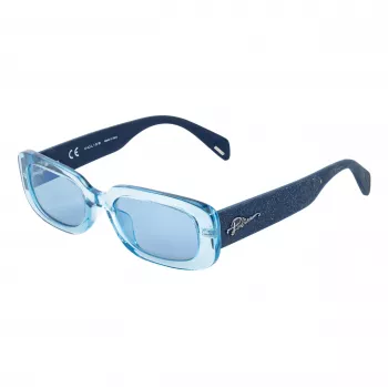 Police Gafas de sol mujer SPLA17536N1X - Montura negra, lentes grises degradadas, 53 mm