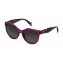 POLICE Gafas de sol para mujer SPLC22E5809AH Havana acetato cuadradas 58mm