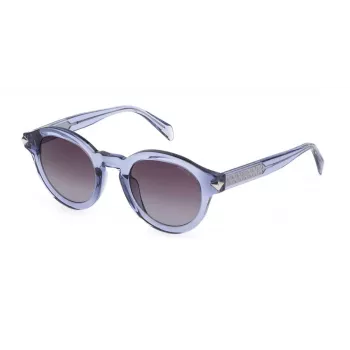 Gafas de sol de mujer POLICE SPLF31M470B34 montura de acetato cat eye cristal degradado marrón UV400