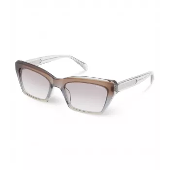 POLICE Gafas de sol de mujer SPLG22-560918 montura rectangular de plástico protección UV400 56/19/140 mm