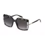 POLICE Gafas de sol para mujer SPLG23M5706RT Montura de acetato color habana Lentes marrones degradadas 57/19/140 mm