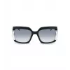 Gafas de sol de mujer POLICE SPLG23M570700 montura geométrica de acetato negra lentes de policarbonato grises 57 mm