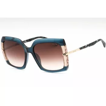POLICE Gafas de sol de mujer SPLG23M570AGQ - Montura Shiny Black, lentes Smoke Gradient, 57 mm