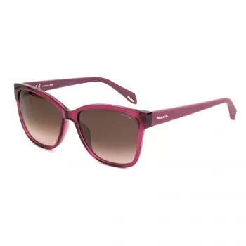 Police Gafas de sol mujer SPLG44560G64 - Montura negra, lentes gris degradado, 56 mm
