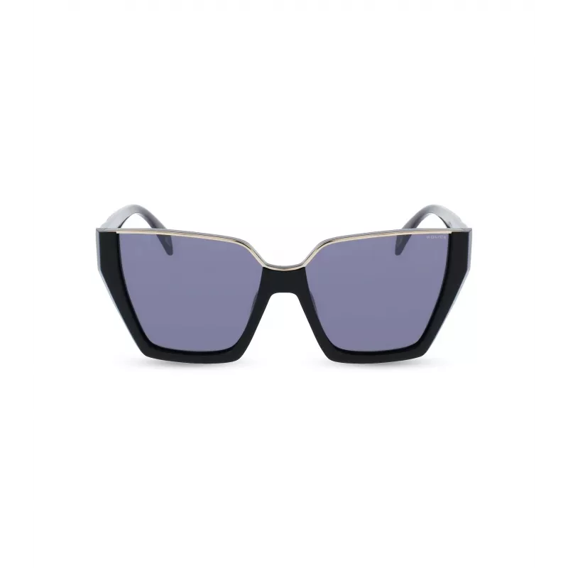 Gafas de sol de mujer POLICE SPLL33-570700 - montura rectangular de acetato, lentes de policarbonato grises, protección UV400, ancho de lente 57 mm