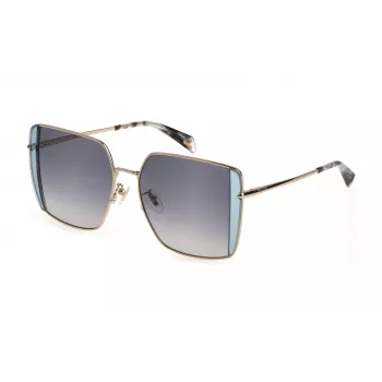 POLICE Gafas de sol mujer SPLL37-560594 - Montura acetato, protección UV400, lente 56mm