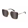 POLICE gafas de sol mujer SPLL37E56300X - Montura negra brillante, lentes ahumadas, 56 mm