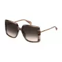 POLICE Gafas de sol de mujer SPLL96-560836 Montura de acetato cat eye marrón lentes degradadas 56/14/140 mm