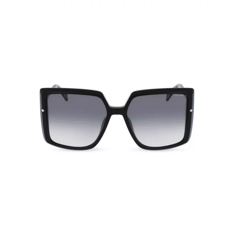 POLICE Gafas de sol de mujer SPLL96M560700 Cat-Eye montura de acetato UV400 lentes grises 56 mm