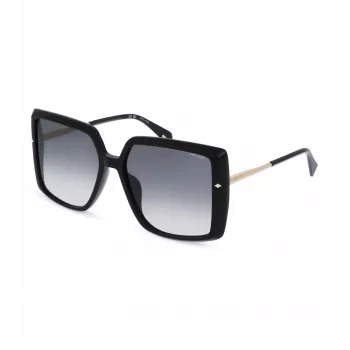 POLICE Gafas de sol de mujer SPLL96M560700 Cat-Eye montura de acetato UV400 lentes grises 56 mm