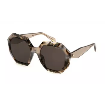 POLICE Gafas de sol para mujer SPLM10M540AM5 Havana acetato marrón degradado 54mm